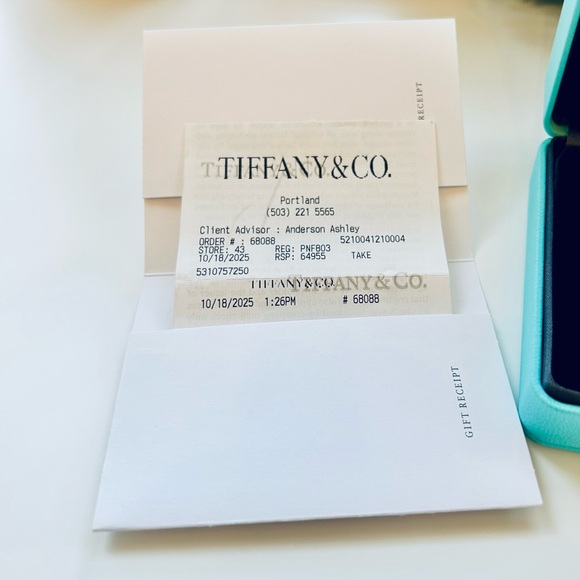 Tiffany & Co Elsa Peretti Amethyst Necklace & Stud Earrings Set Unworn - Picture 7 of 8